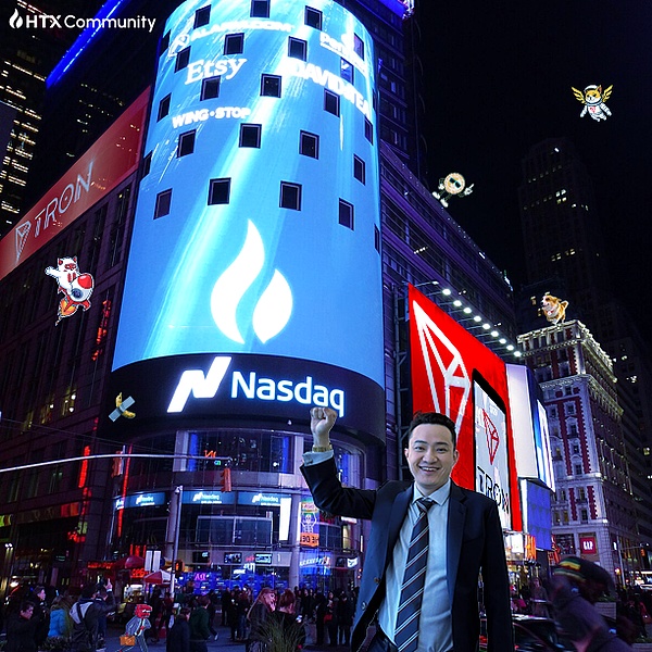 孙宇晨推动波场TRON上市：加密行业的新里程碑